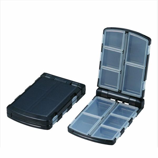 

fishing box 10 compartments accessories lure hook boxes storage double sided high strength tackle