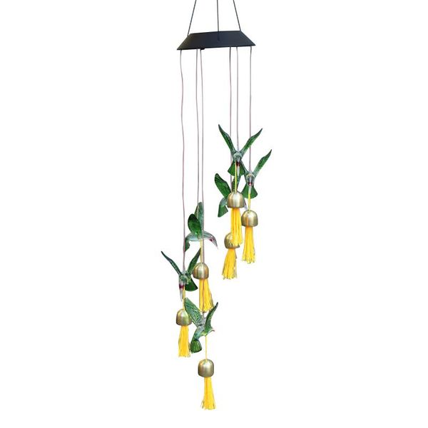 

decorative objects & figurines solar wind chime lights butterflies multicolor outdoor color changing for home/yard/patio/garden/mom gift led