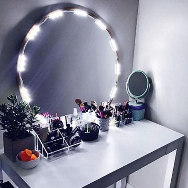 

led lights strip kit for cosmetic makeup vanity mirror +remote control modules