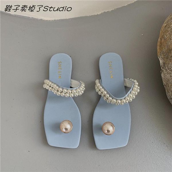 

beach shoes slippers flat rubber flip flops luxury slides string bead sabot hawaiian designer fabric rome scandals pu slip, Black