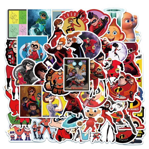 50 PCS Mixed Graffiti adesivi per skateboard Bambini americani film d'animazione Per auto Laptop Frigo Casco Pad Bicicletta Bici Moto PS4 libro Chitarra Pvc Decal