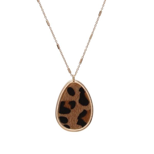 

pendant necklaces 2021 chunky leopard long necklace for women, Silver