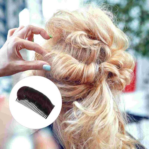 

hair clips 2pcs bun maker tool invisible bump it volume inserts accessories