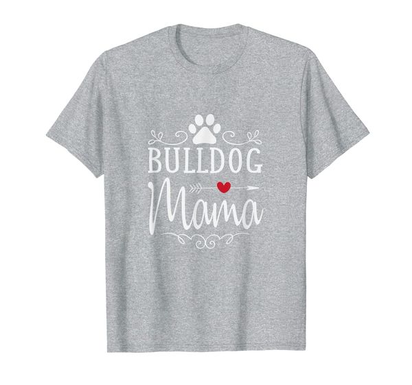 

bulldog mama - bulldog mama shirt gift for bulldog lover, White;black