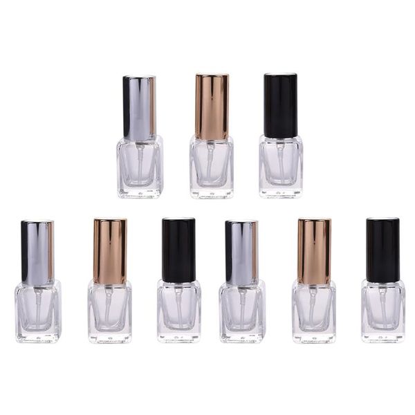 

storage bottles & jars 9pcs refillable perfume glass for containers 5ml
