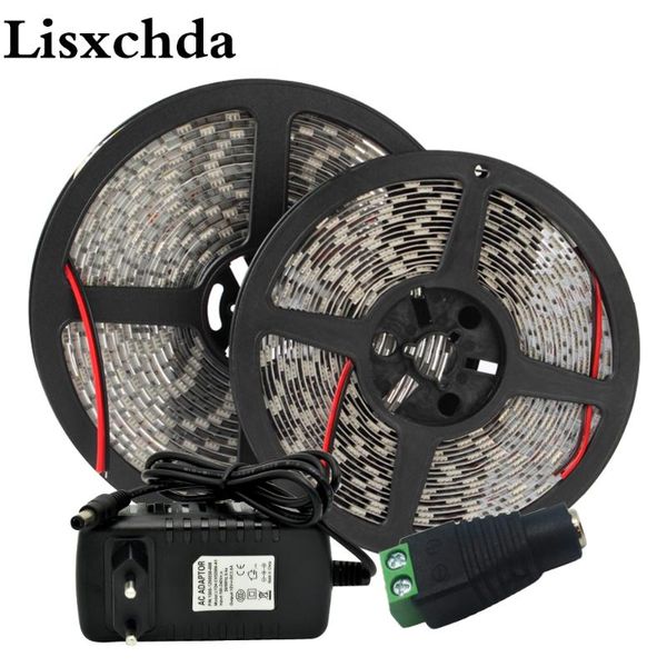 

warm white /white led strip light 60led/m 5m dc12v with 12v power suppply strips