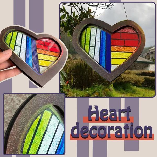 

decorative objects & figurines nordic rainbow wall hanging decoration painting love pendant
