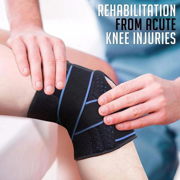 

1pcs sports kneepad pressurized elastic knee pads support fitness gear basketball volleyball climb brace protector accessories elbow, Black;gray