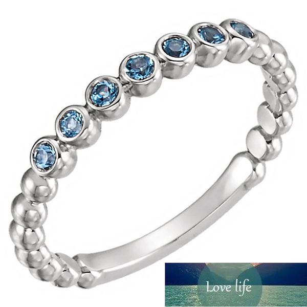 

huitan white/blue/yellow zircon color available women ring simple small round ball ring for wedding engagement fine gift fashion, Silver