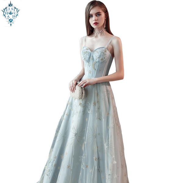 

evening dresses ameision 2021 crystal appliques beaded sleeveless womens gowns floor-length long, Black;red