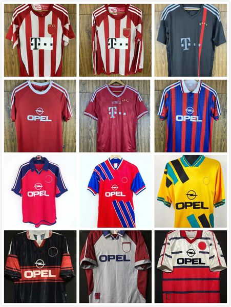 

2000 2001 bayern retro matthaus soccer jerseys classic vintage 91 92 93 94 95 96 97 98 99 00 01 02 10 11 12 13 14 15 football shirt lizarazu, Black;yellow