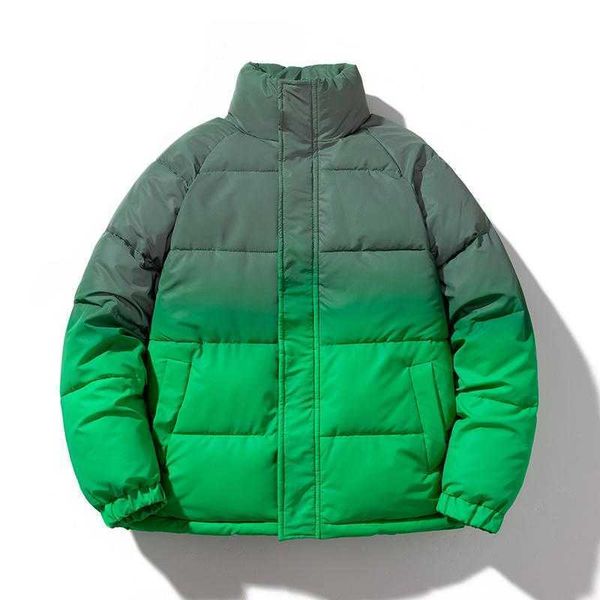 

men's down & parkas winter snow waterproof coats cold jacket men padded bubble coat fashion harajuku streetwear reflective clothes mal, Black