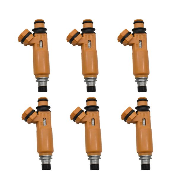 

6pcs/lot 195500-3300 md337900 fuel injector nozzle for mitsubishi montero sport 1999~2004 1998~2000 3.5l v6