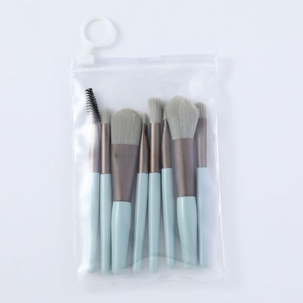 

makeup brushes 831e 8pcs portable brush set professional synthetic foundation make up blending face powder blush concealers