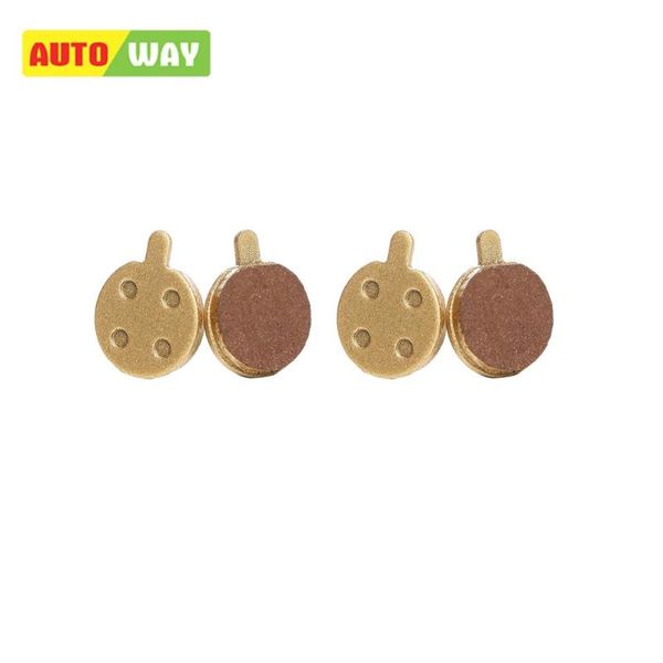 

bike brakes 2 pairs metallic disc brake pads for zoom db280 db550 db450 db350 mtb cycling bicycle line pulling hydraulic