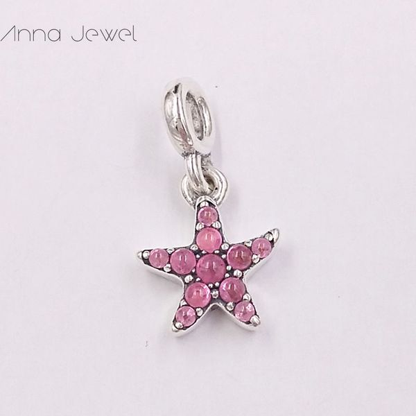 Pandora Me Link-Serie Pink Starfish Schmuck 925 Sterling Silber Armbänder Damen Schlangenkette Charm Perlen-Sets für Pandora mit Logo Ale Armreif Geschenk 799011C01