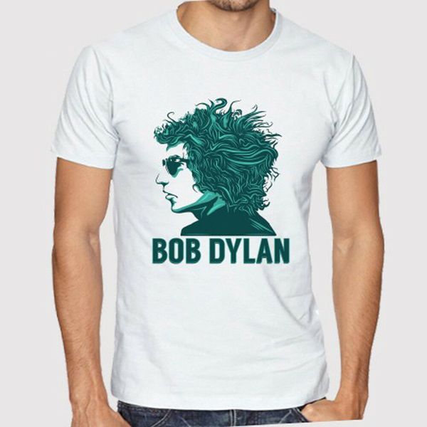 

new bob dylan logo men's white t-shirt size s to 3xl, White;black