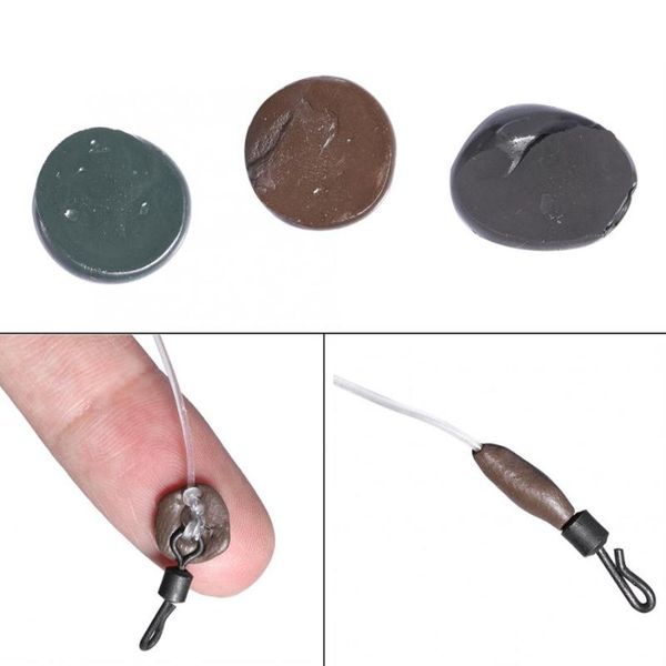 

fishing accessories 15g tungsten rig putty soft leading sinker weight carp sinkers terminal tackle tool mud
