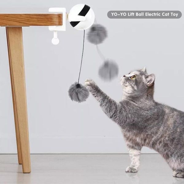 

automatic lifting cat ball teaser pet funny electric motion kitten exercise puzzle interactive playing toys