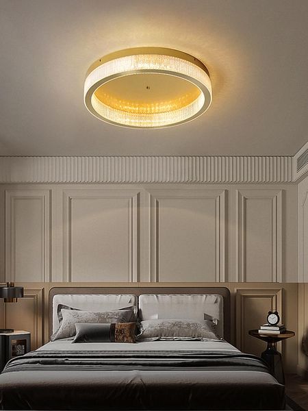 

ceiling lights modern minimalist bedroom lamp ins crystal dining room led