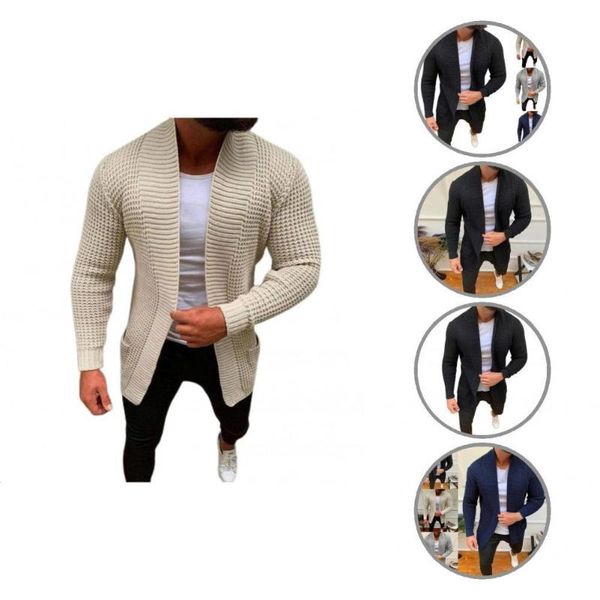 

men's sweaters male pure color striped sweater outwear coat long sleeve for dating, White;black