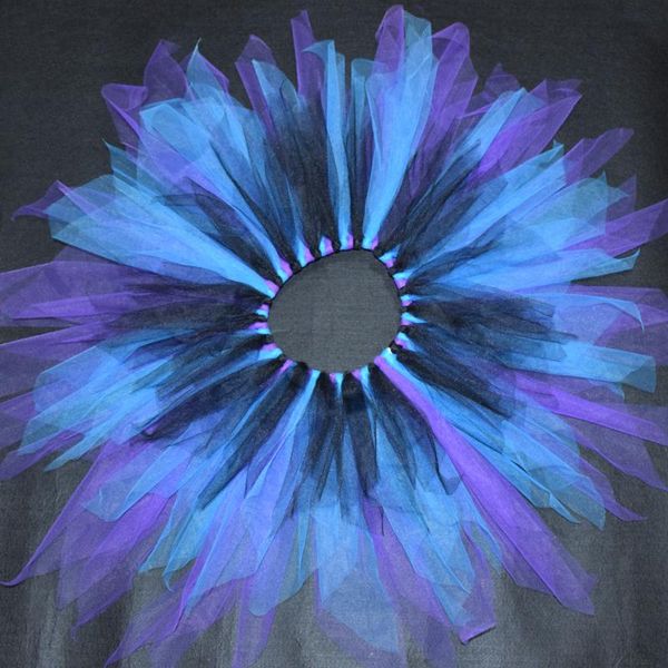 

skirts girls stunning tutu skirt baby birthday party kids school performance dance costume clothes halloween born-12y, Blue