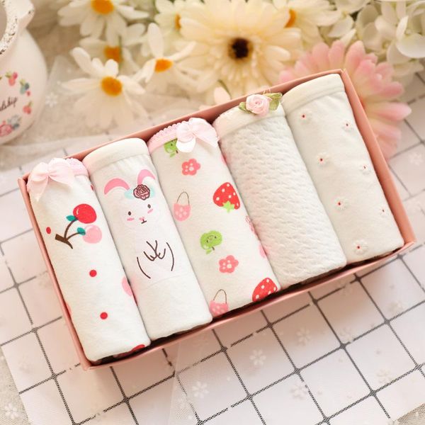

panties kids girls young teenager underwear briefs children cotton bottom pants 5pcs/box, Camo