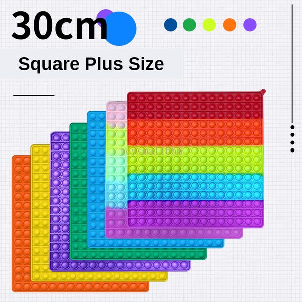 

30cm antistress toys lager push big size bubble fidget sensory toy autism stress reliever toy 300mm dhl