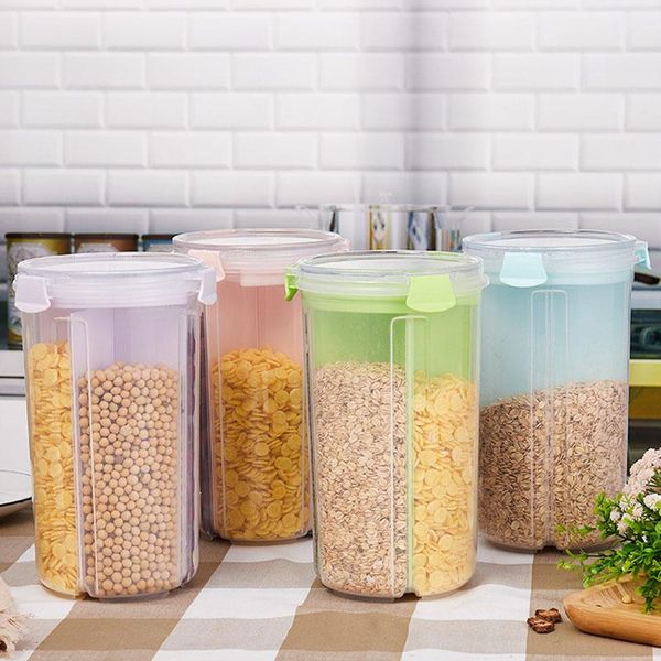 

storage bottles & jars colorful grain box cereal dispenser candle food-grade organizer kitchen food containers