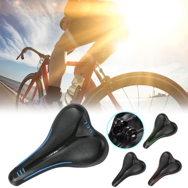 

bike saddles 1pc thick silicone bicycle saddle seat comfort mtb mountain road racing protection for key parts cycling accessories