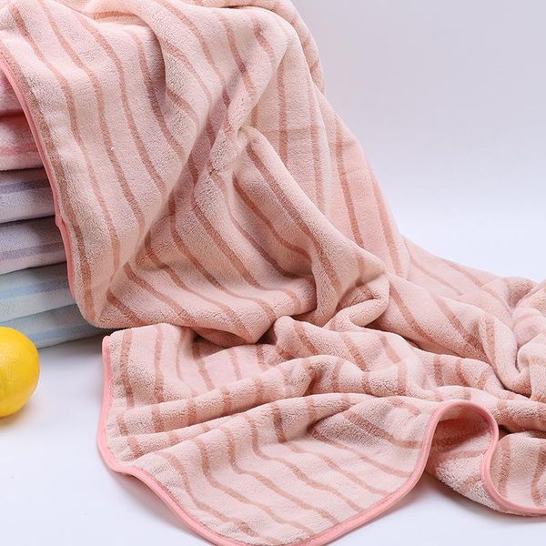 

towel men women absorbent large bath for soft towels bathroom robe beach 70*140cm