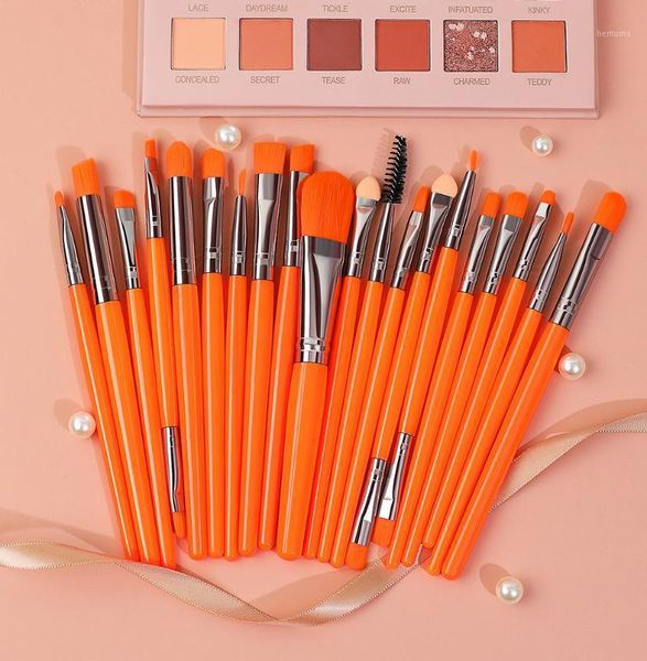 

20pcs 5colors blush powder eye shadow lip eyelash soft makeup brush brushes1