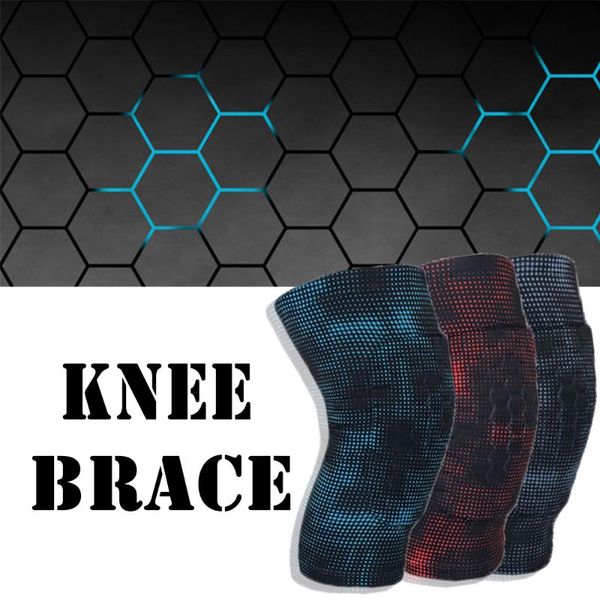 

elbow & knee pads sports honeycomb anti-collision protection patella leg guards outdoor basketball football climbing protective gear, Black;gray