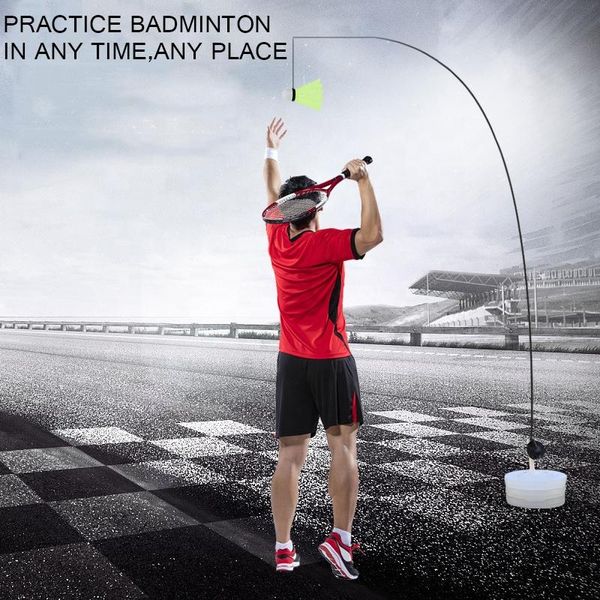 

solo rebound badminton trainer rod set ball racket practice machine training equipment for children sets
