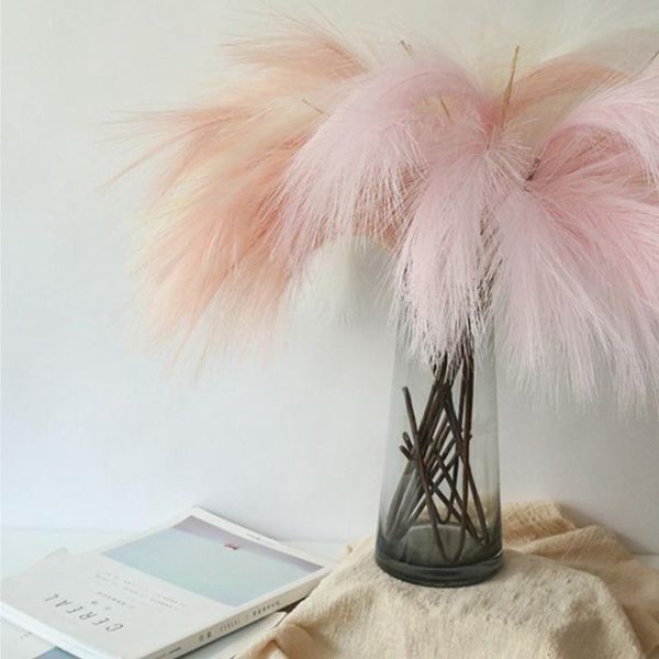 

artificial pe reed table arrangement sedge grass green plants wedding home decor potted for party office christmas decorative flowers & wrea