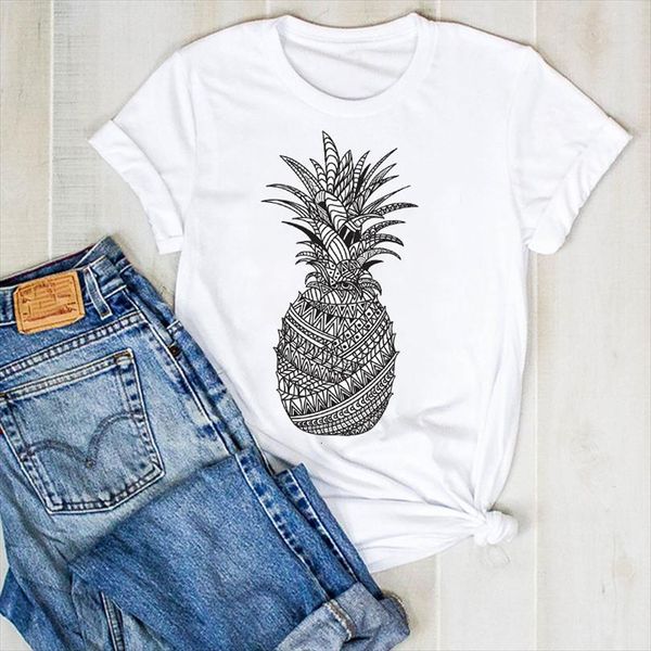 

and women pineapple tumblr men t shirt kawaii womens fashion 90s cartoon ladies summer tee female clothes graphic, White;black