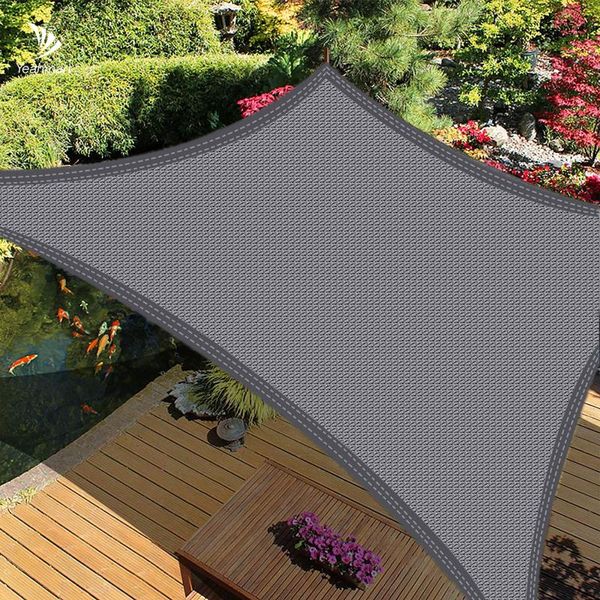 

shade 185gsm hdpe sun sail 95%uv block large enclosure nets awning cover for outdoor garden patio backyard car canopy tent