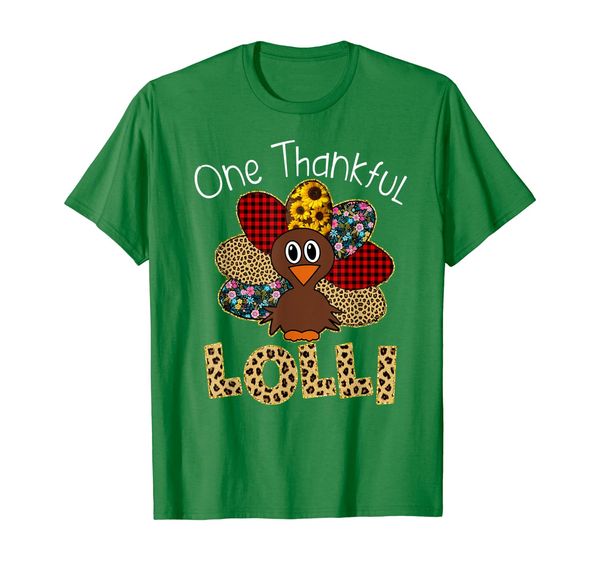 

One Thankful Lolli Turkey Thanksgiving gift T-Shirt, Mainly pictures