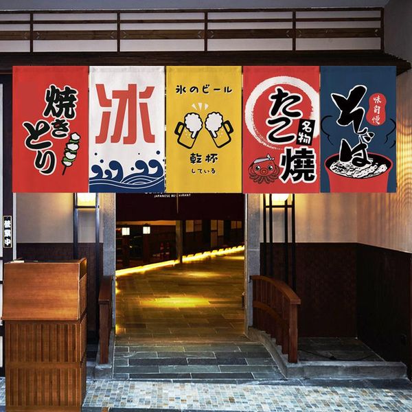 

curtain & drapes japanese kitchen half decorative partition sushi restaurant door