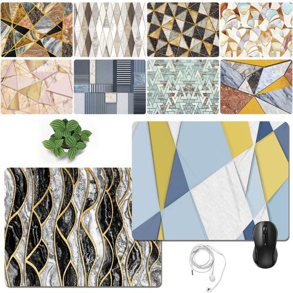 

mouse pads & wrist rests pad game gamer pu leather thickened waterproof office