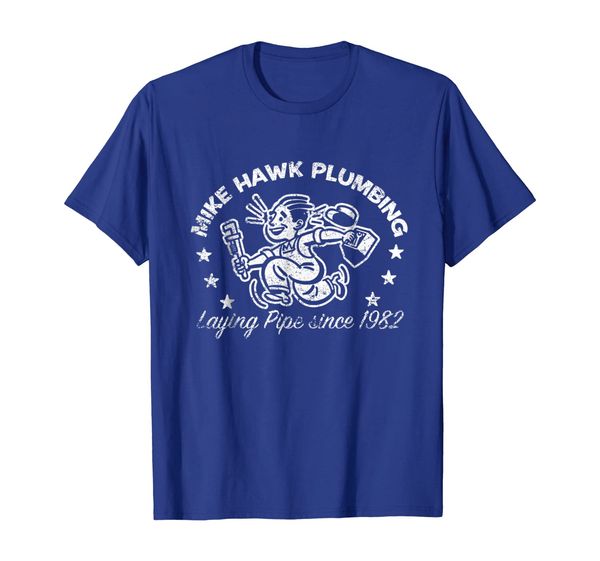 

Mike Hawk Plumbing Laying Pipe T-Shirt Funny Adult Humor, Mainly pictures