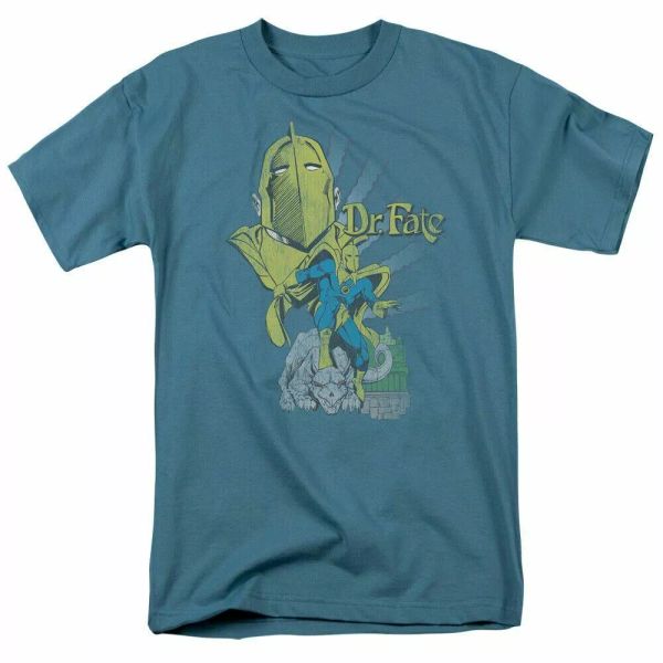 

dr. fate dr fate t shirt mens licensed dc comics tee slate, White;black