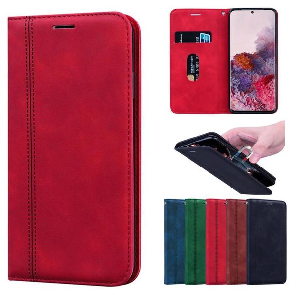 

leather flip case for galaxy s20 s10 plus a10 a20 a30 a40 a50 a70 a01 a21 s a31 a41 a51 a71 a91 a81 m31 m21 phone cell cases