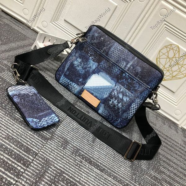 

men's handbag luxurys designers bags men three piece satchel 5320 messenger small postman bag slanting suitable for the fashionable cho
