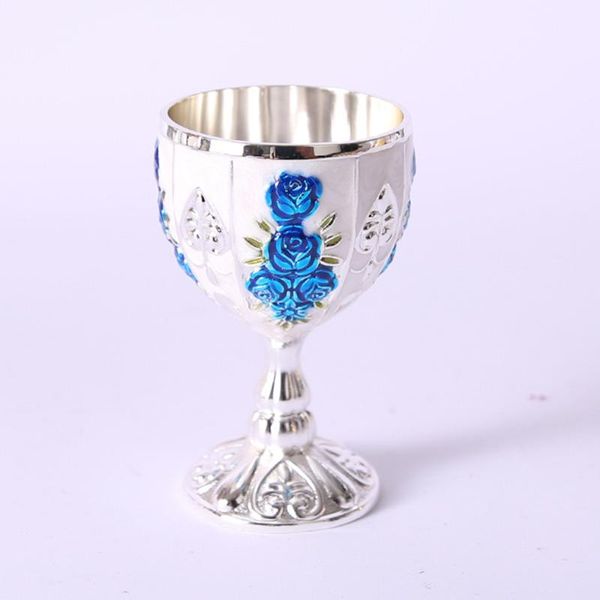 

retro creative small beverage wine cup gold european style home bar mugs