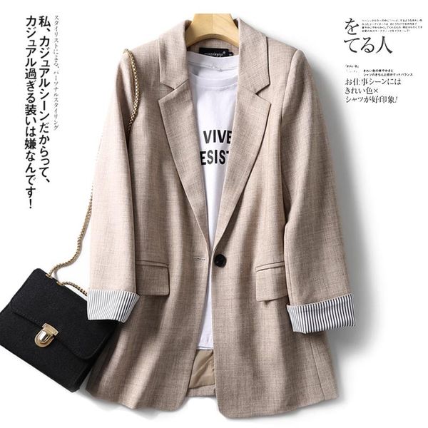 

women's jackets autumn coats and women office lady casaco feminino leisure chaquetas mujer 2021 fashion jacket coat female, Black;brown
