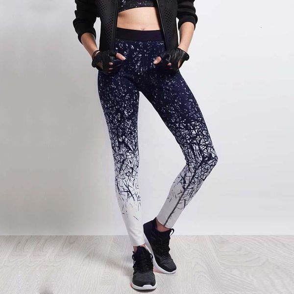 

yoga outfits pants women sports clothing chinese style printed leggings fitness running tights sport compression, White;red