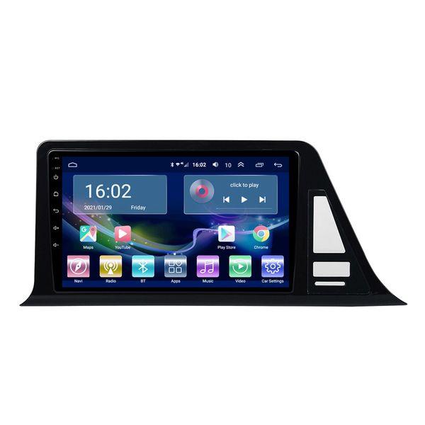 Multimedia-Autoradio-Navigation, Android-Video, 2-Din-DVD-Player für Toyota CHR 2016–2018 mit Bluetooth-WIFI-Kopfeinheit