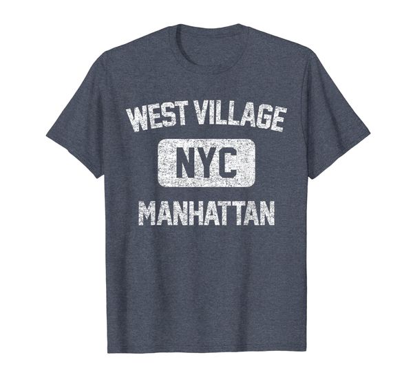 

West Village Manhattan Gym Style Distressed Print T-Shirt, Mainly pictures