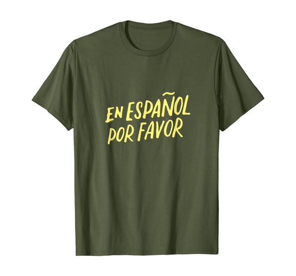 

bilingual spanish teacher gifts maestra en espanol por favor t-shirt, White;black